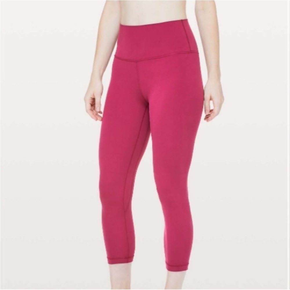 Lululemon Align Crop *21" Pink 2